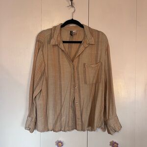 H&M stripe button up